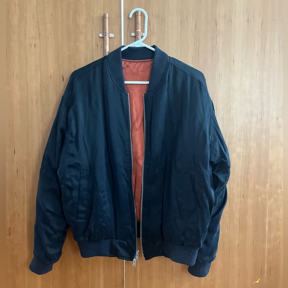 J Brand Jeans RTW Reversible Bomber Jacket
